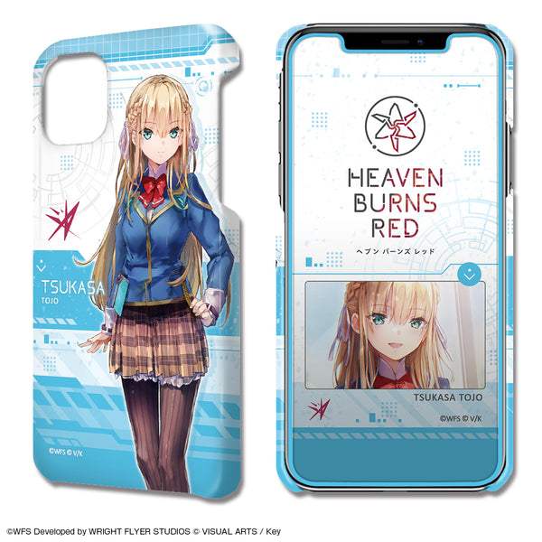 『ヘブンバーンズレッド』デザジャケット iPhone 12 miniケース&保護シート デザイン04(東城つかさ)